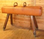 Zeldzaam Professioneel Paard / Turnpaard / Uit Jaren 40, Sports & Fitness, Gymnastique, Enlèvement, Comme neuf, Brun, Matériel