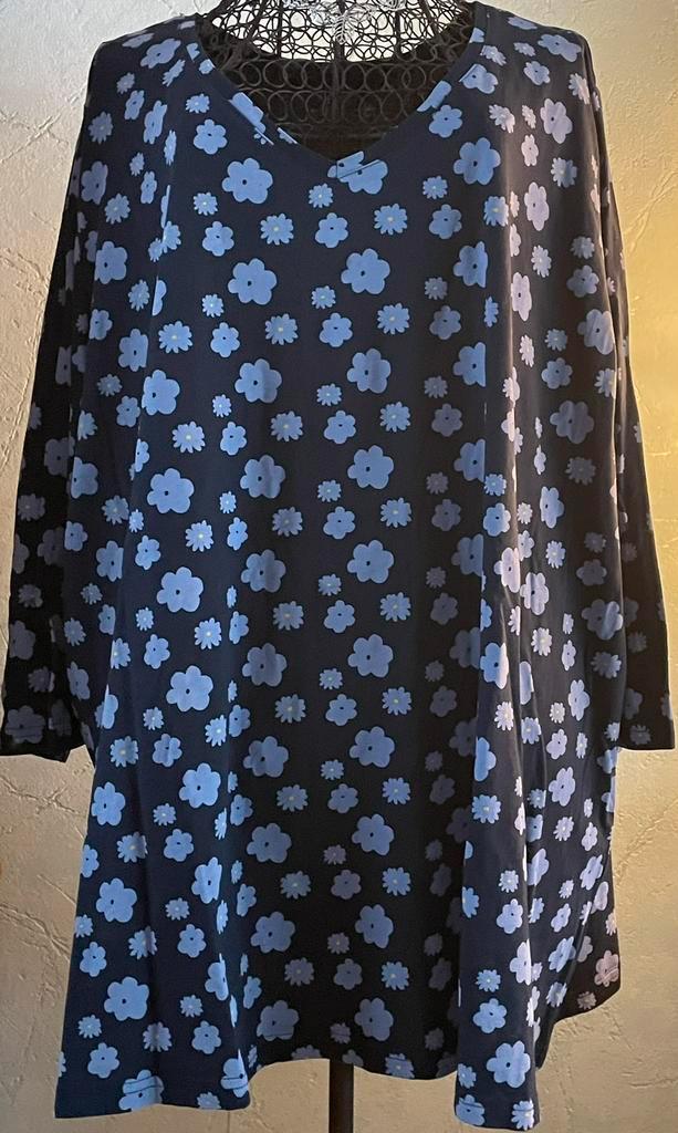 Ulla popken 54/56 Mooie ruime tuniek Nieuw, Kleding | Dames, Grote Maten, Nieuw, Blouse of Tuniek, Blauw, Ophalen of Verzenden