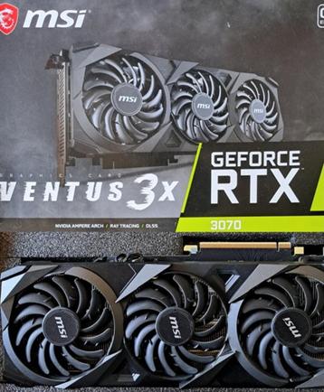 MSI RTX 3070 Ventus 3X OC 8GB beschikbaar voor biedingen