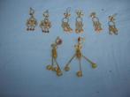 bijoux, Handtassen en Accessoires, Oorbellen, Overige materialen, Hangers, Geel, Ophalen of Verzenden