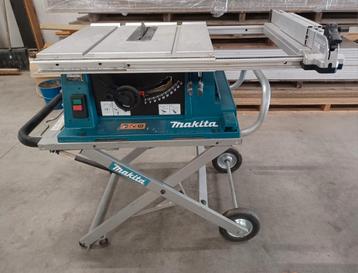 Tafelzaagmachine met onderstel merk Makita, zie info beschikbaar voor biedingen