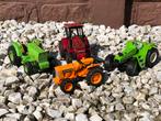 Tracteurs métalliques 4 pièces, Hobby & Loisirs créatifs, Voitures miniatures | 1:32, Enlèvement ou Envoi, Utilisé, Tracteur et Agriculture