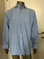 Ermenegildo Zegna chemise rayures 42-16,5, Enlèvement ou Envoi, Comme neuf, Bleu