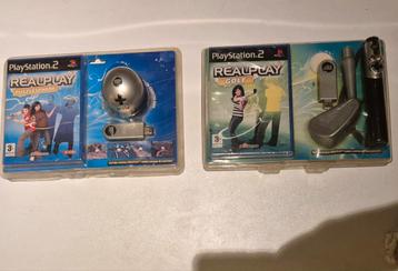 Playstation 2 realplay golf + puzzlesphere nieuw geseald  beschikbaar voor biedingen