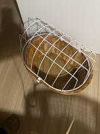 Hondenmand fiets bagagedrager met rek en bevestiging, Ophalen, Zo goed als nieuw