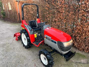 Yanmar minitractor| 17PK| doordraaiende aftakas|Frees Kubota beschikbaar voor biedingen
