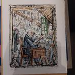 Ingekleurde ets fred bervoets, Ophalen of Verzenden