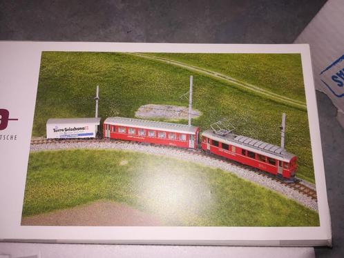 Bemo H0m RhB START SET 7268 110 Bernina Express, Hobby & Loisirs créatifs, Trains miniatures | HO, Comme neuf, Set de Trains, Autres marques