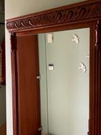 Vintage spiegel, eik, Huis en Inrichting, Ophalen, Gebruikt, 100 tot 150 cm, 75 tot 100 cm