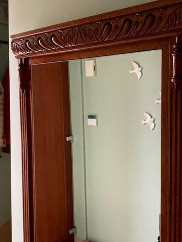 Vintage spiegel, eik beschikbaar voor biedingen