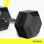 Paar zeshoekige halters van 20 kg hexa-halters, Sport en Fitness, Fitnessmaterialen, Ophalen, Zo goed als nieuw, Benen, Halterset