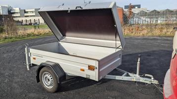 Gesloten aanhangwagen/bagagewagen TE HUUR