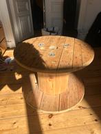 Houten haspel bobijn tafel, Tuin en Terras, Ophalen, Gebruikt