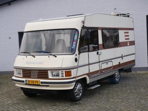 Fiat 280 Hymermobil Hefbed Nieuwe apk, Caravans en Kamperen, Mobilhomes, Bedrijf, Integraal, Fiat