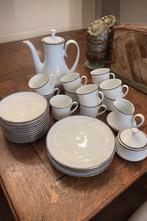 Eschenbach service set, wit met blauwe rand, Antiek en Kunst, Antiek | Servies compleet, Ophalen
