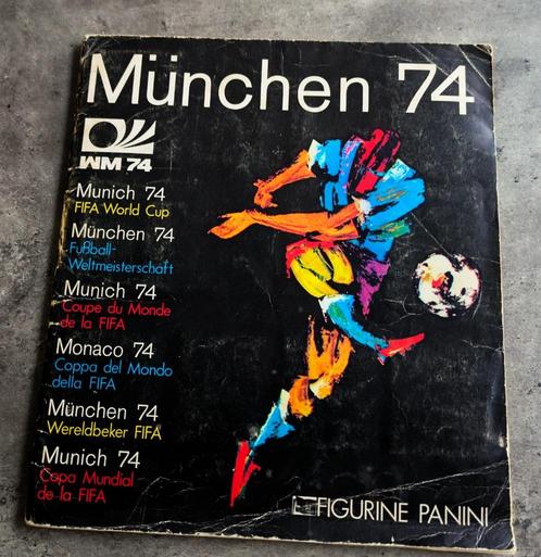 PANINI WORLD CUP 74 MUNCHEN voetbal  volledig geen geschrift, Hobby en Vrije tijd, Stickers en Plaatjes, Verzenden