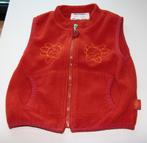 Oranje bodywarmer - maat 80, Enlèvement ou Envoi, Utilisé, Fille, Pull ou Veste