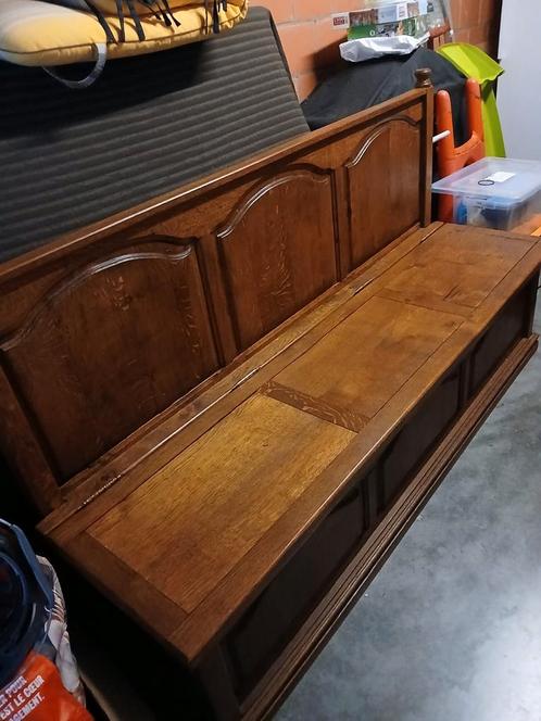 voleiken hallbank, Antiek en Kunst, Antiek | Meubels | Stoelen en Sofa's, Ophalen