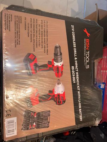 Kit complet tools 21v. Perceuse et visseuse à chocs  beschikbaar voor biedingen