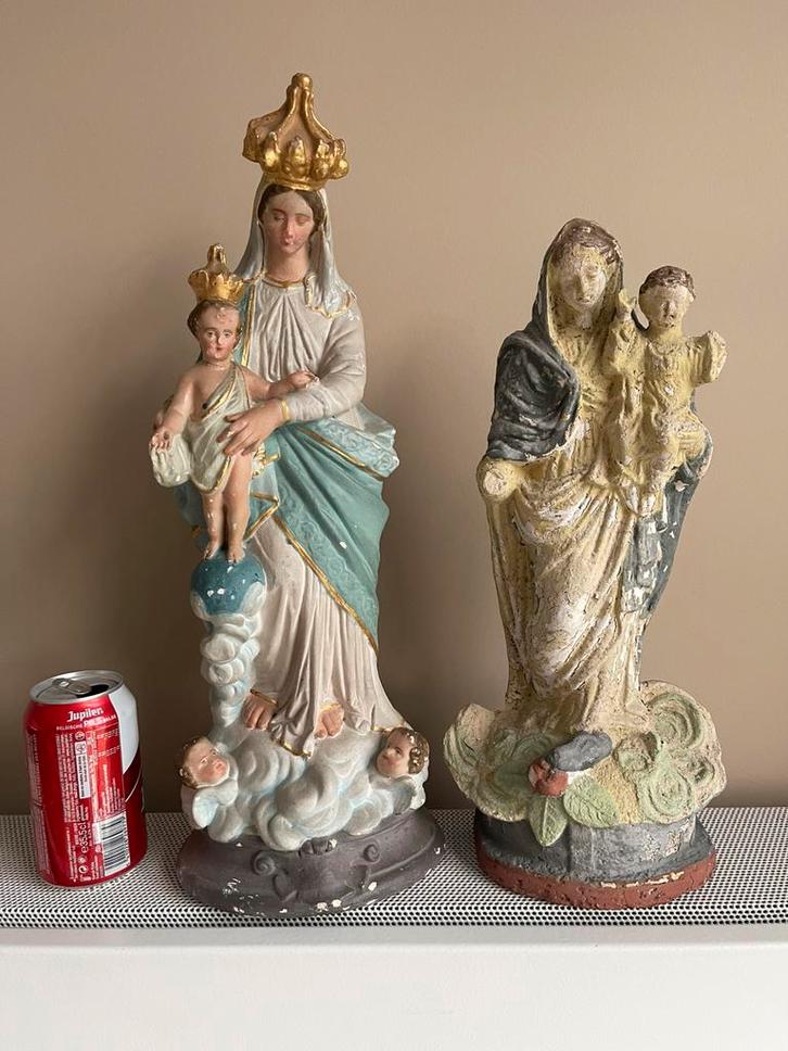 Heilige beelden Maria samen 10€ !!!, Antiek en Kunst, Antiek | Religieuze voorwerpen, Ophalen