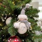 10 kerst engeltjes wit/grijs (hanger), Diversen, Kerst, Gebruikt, Ophalen of Verzenden