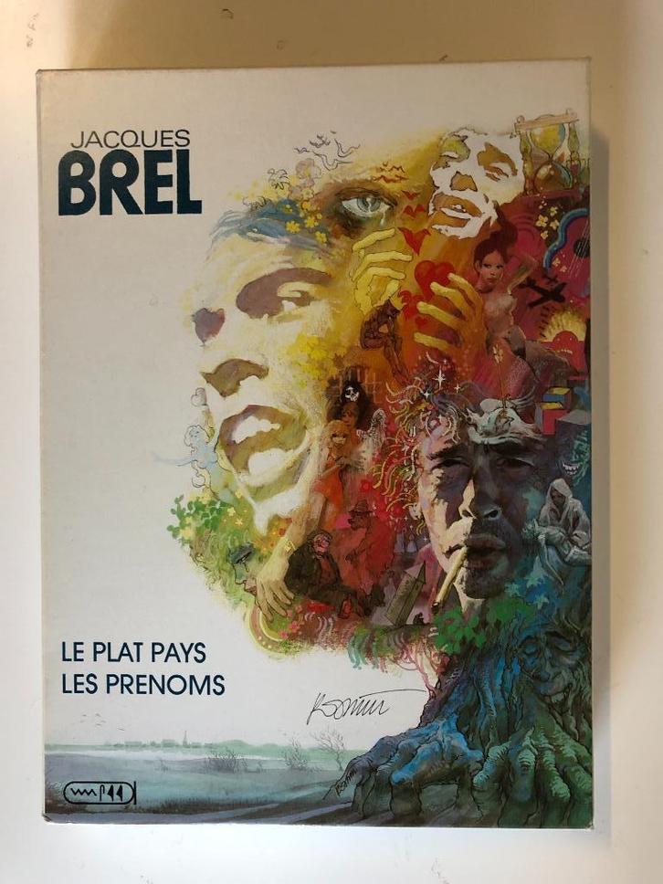 Jacques Brel (Le plat pays et Les prénoms), Livres, Musique, Comme neuf, Artiste, Enlèvement ou Envoi