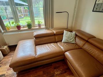 Hoekbank Sienna leder  + elektrische relax beschikbaar voor biedingen