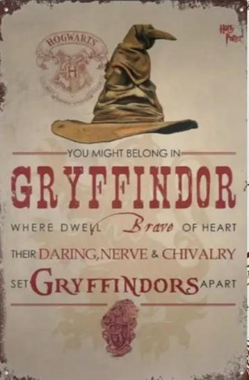 Gryffindor sorting hat Harry Potter mancave poolhouse nieuw beschikbaar voor biedingen
