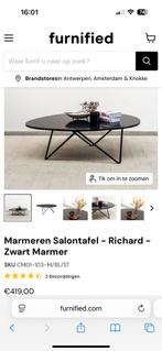 Marmeren salontafel, Ophalen, Zo goed als nieuw
