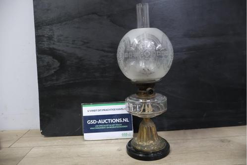 Antieke Victoriaanse Olielamp, Antiek en Kunst, Antiek | Verlichting