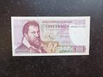 Prachtige zeldzamere AUNC 100 francs Lombard 1969!!, Ophalen of Verzenden, Los biljet