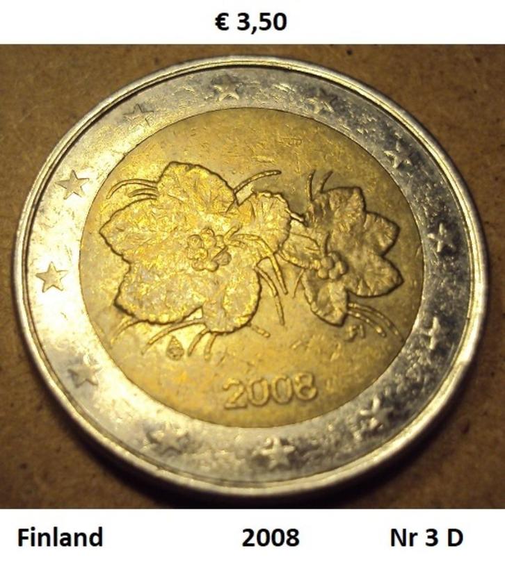 2 euromunten Finland, Postzegels en Munten, Munten | Europa | Euromunten, Losse munt, 2 euro, Finland, Ophalen of Verzenden