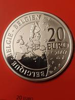 Euro zilverstuk  van 20€ kuifje 100ste verjaardag van Herge, Postzegels en Munten, Munten | Europa | Euromunten, Ophalen of Verzenden