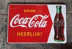 coca cola emaillen reclame bord en veel andere mooie borden, Comme neuf, Enlèvement ou Envoi, Panneau publicitaire