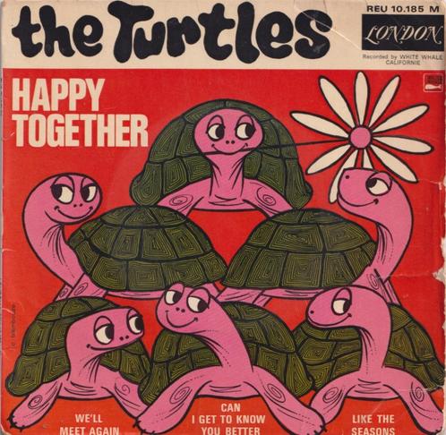 The Turtles – Happy together / We’ll meet again + 2 – EP, Cd's en Dvd's, Vinyl Singles, Gebruikt, EP, Pop, 7 inch, Ophalen of Verzenden