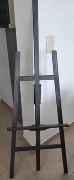 Chevalet en bois avec son tableau noir et argenté   , Enlèvement, Utilisé, Chevalet