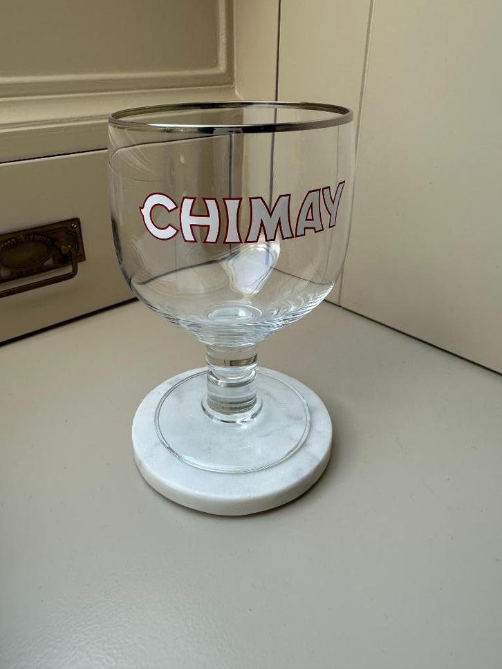 Chimay Bierglas - Origineel Trappistenglas, Verzamelen, Glas en Drinkglazen, Zo goed als nieuw, Bierglas, Ophalen