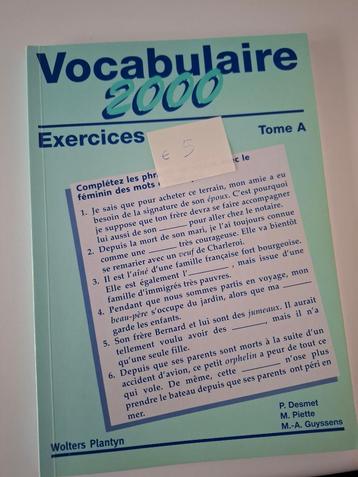 Vocabulaire 2000 Exercices tome B beschikbaar voor biedingen