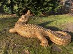 Statue de crocodile, jardin, piscine, étang, salon 125cm, Jardin & Terrasse, Enlèvement, Neuf, Synthétique, Animal