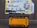 Oude tickets SK Lierse - Cercle Brugge, Verzenden
