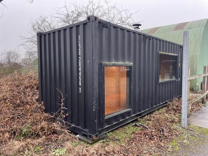 Tiny house à conteneurs de bureaux entièrement meublée, Bricolage & Construction, Conteneurs, Enlèvement