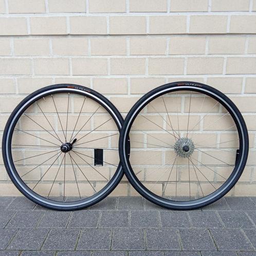Wiel set shimano en mavic cosmos wielen, Fietsen en Brommers, Fietsonderdelen, Gebruikt, Wiel, Ophalen