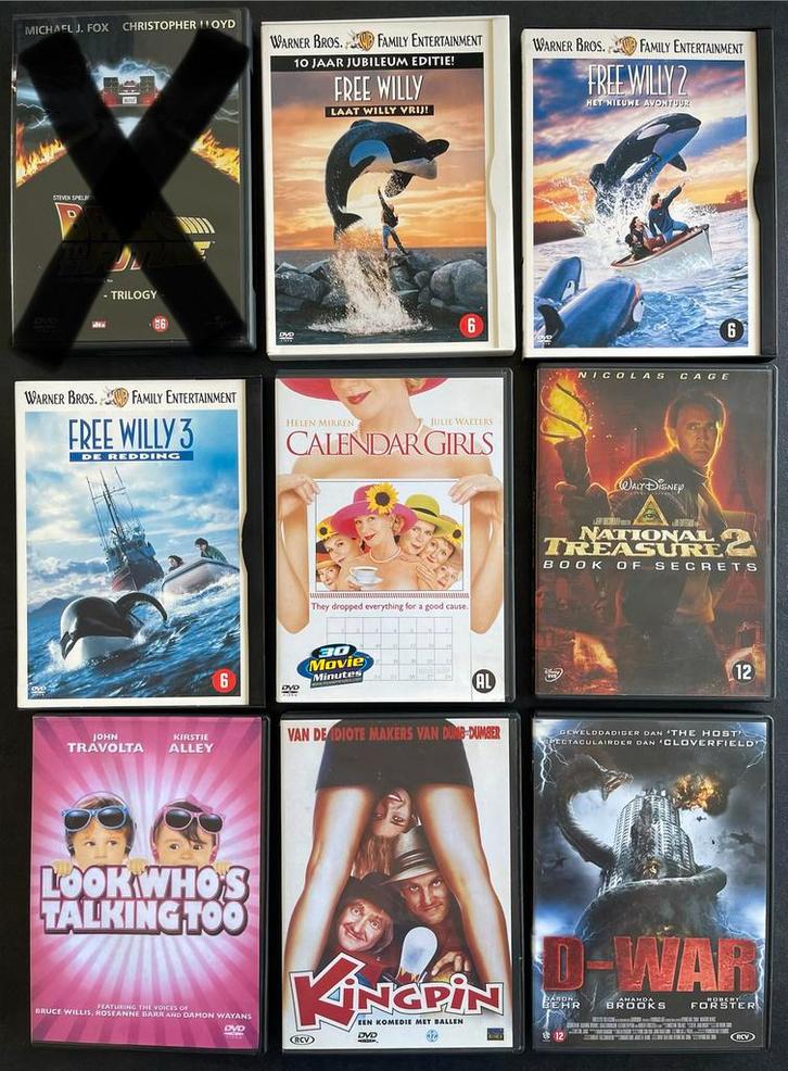 Verschillende DVD’s - 34, Cd's en Dvd's, Dvd's | Actie, Gebruikt, Overige genres, Ophalen of Verzenden
