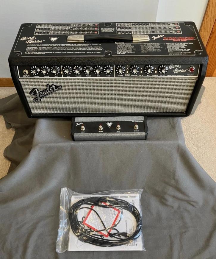 Ampli de guitare 2 canaux Fender BandMaster VM, Musique & Instruments, Amplis | Basse & Guitare, Utilisé, Guitare, Moins de 50 watts