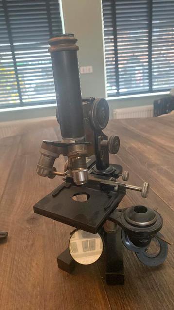 À vendre : Microscope ancien Ernst Leitz Wetzlar de 1921, Enlèvement