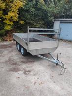 Remorque double essieux Aluminium 750 kg 2.60cm/ 1.55cm, Ophalen, Zo goed als nieuw