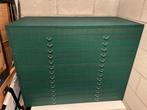 Commode avec 15 tiroirs pour cartes ou dessins, Huis en Inrichting, Kasten | Ladekasten, Ophalen, Gebruikt, 100 tot 150 cm, 5 laden of meer
