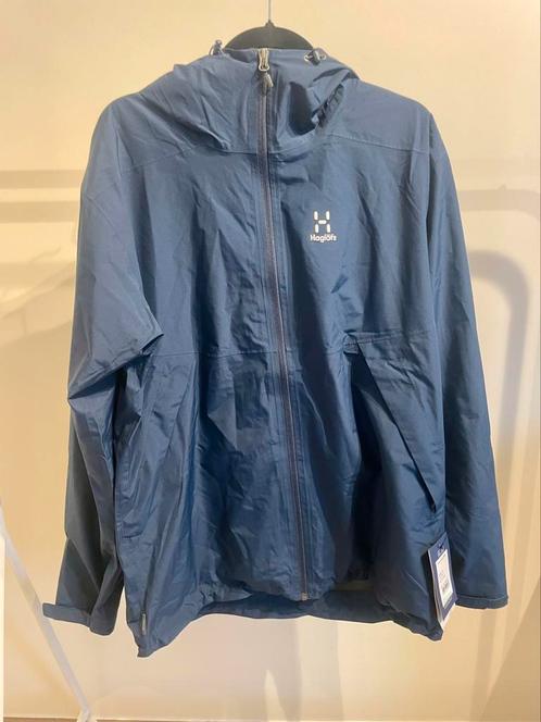 Haglöfs Husk Jacket Men (XL, nieuw), Kleding | Heren, Jassen | Zomer, Nieuw, Maat 56/58 (XL), Blauw, Ophalen of Verzenden