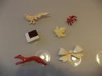 vintage broches en 1 haarspeldje, Enlèvement ou Envoi, Autres couleurs, Autres matériaux, Moins de 4 cm
