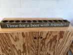 Houten tray met opschrift “Time for a beer with friends!”, Ophalen